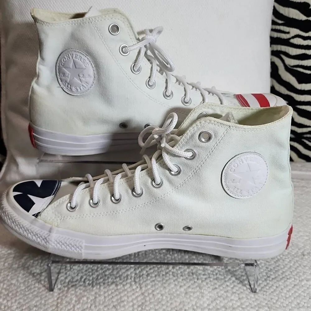 Converse Chuck Taylor All Star USA Flag Toe Stars Stripes Sneakers